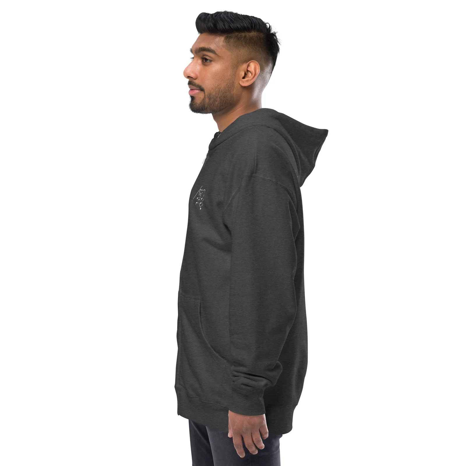 Trippy Fam Cosmic Planet fleece zip up hoodie - Image 18