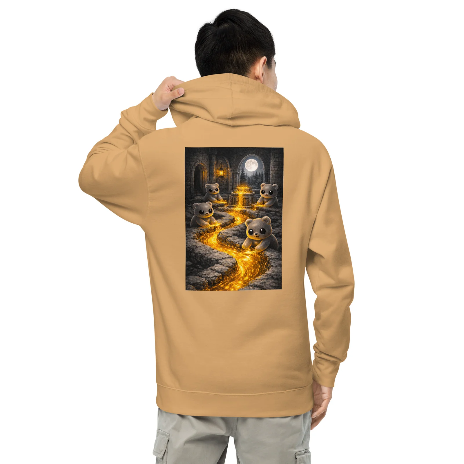 Unisex Castle Honey River midweight hoodie - Image 7