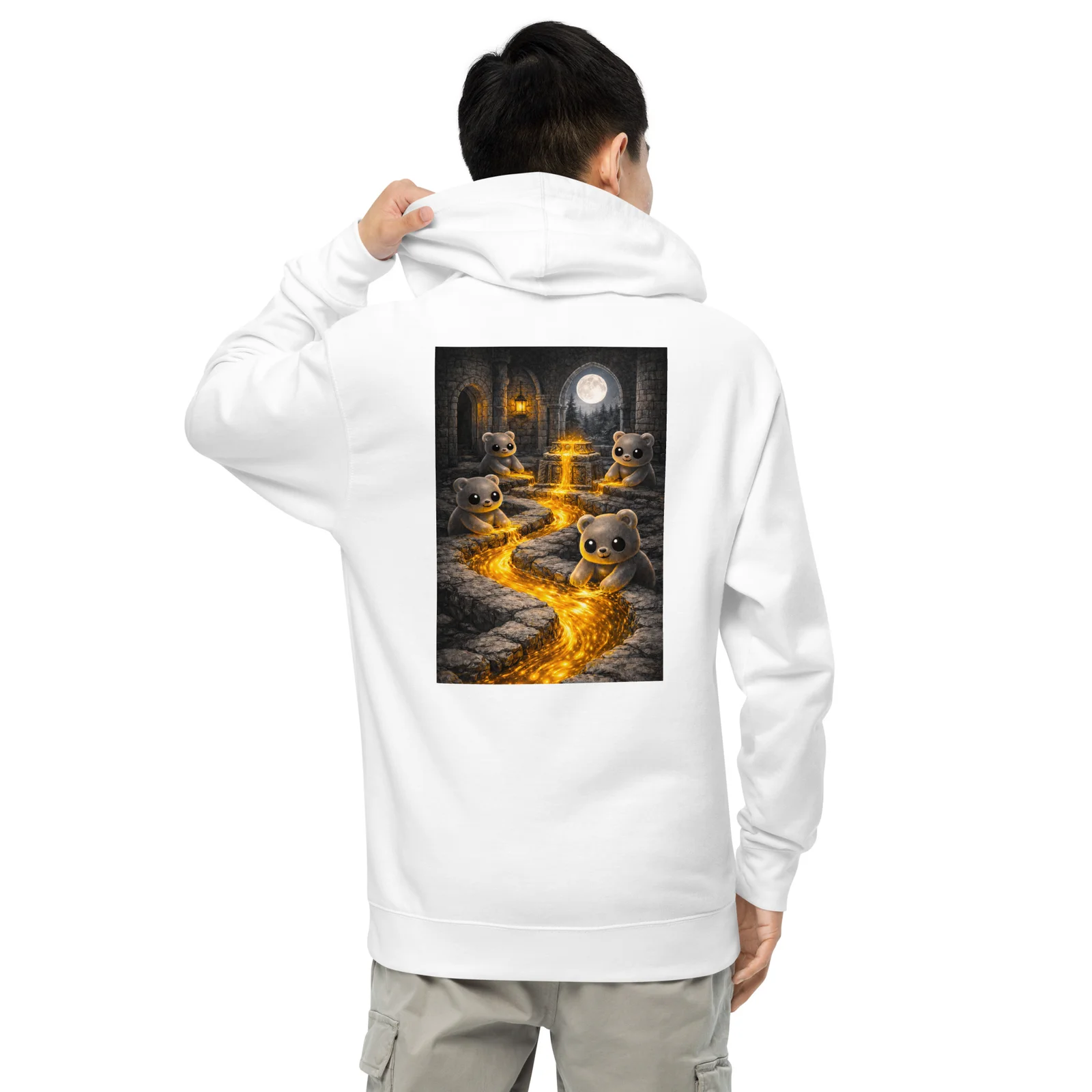 Unisex Castle Honey River midweight hoodie - Image 11