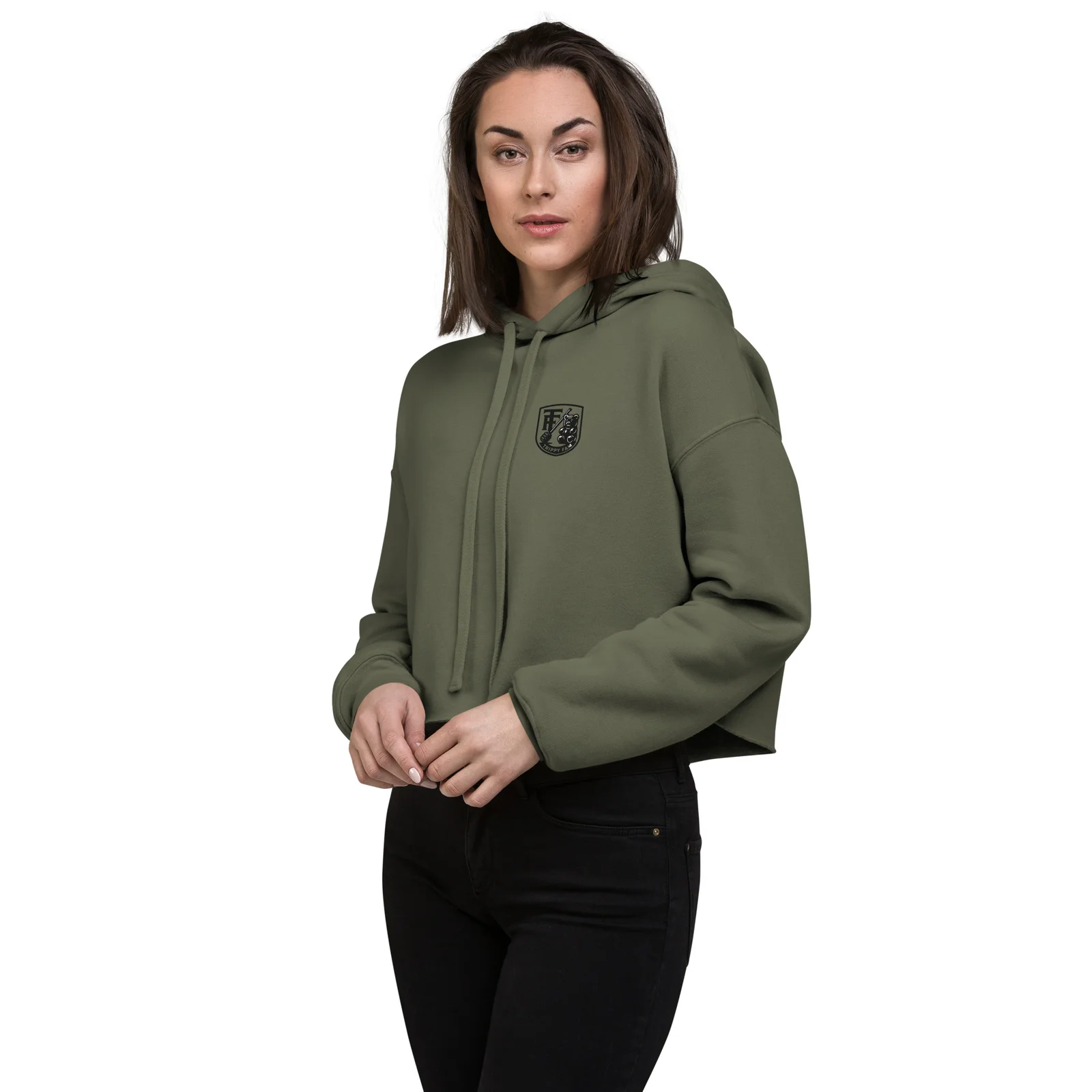 Trippy Fam Cosmic Planet Crop Hoodie - Image 8