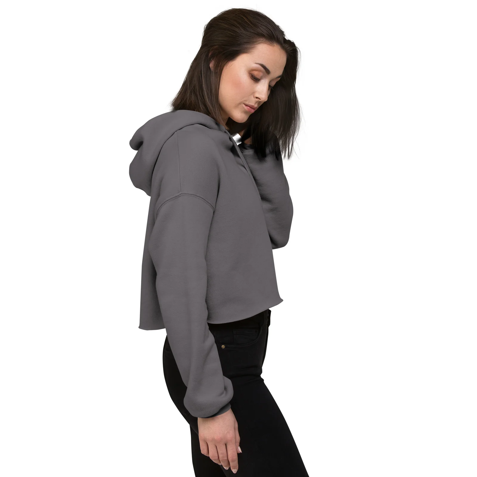 Trippy Fam Cosmic Planet Crop Hoodie - Image 4