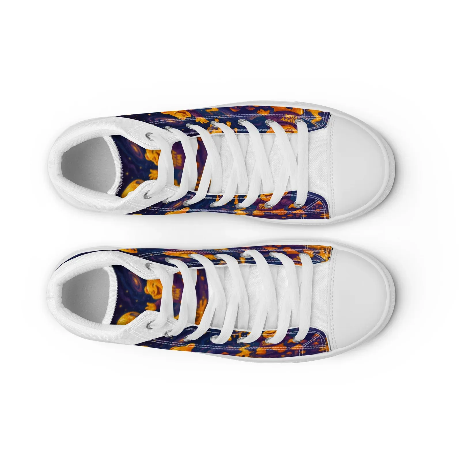 Women’s Cosmic Planet high top canvas shoes - Image 6